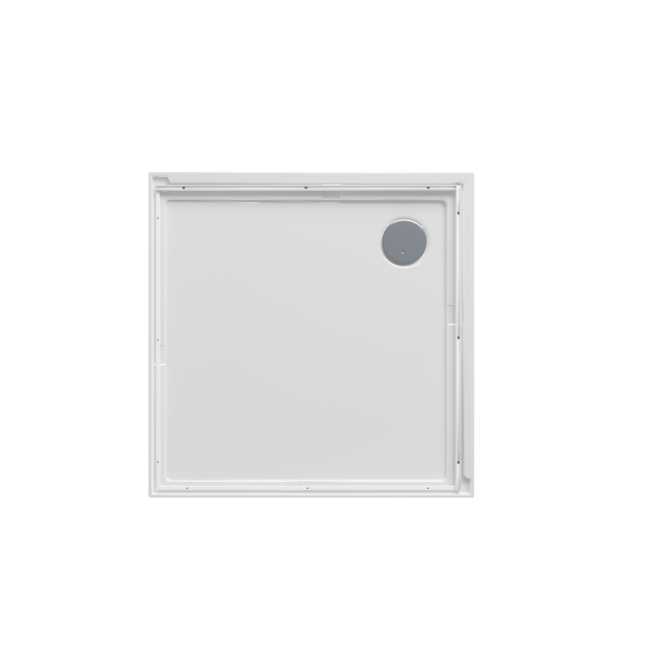 Luca Varess Talan receveur de douche 80 x 80 cm acrylique Blanc Brillant brillant