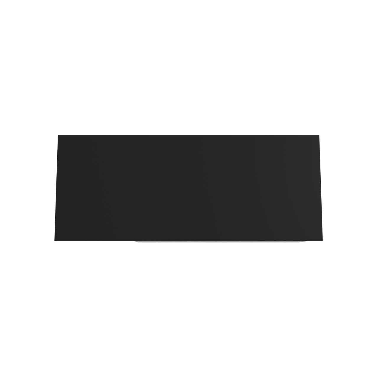 Storke Edge zwevend badkamermeubel 130 x 52 cm beton donkergrijs met Panton enkel of dubbel tablet in gepoedercoate mdf mat zwart