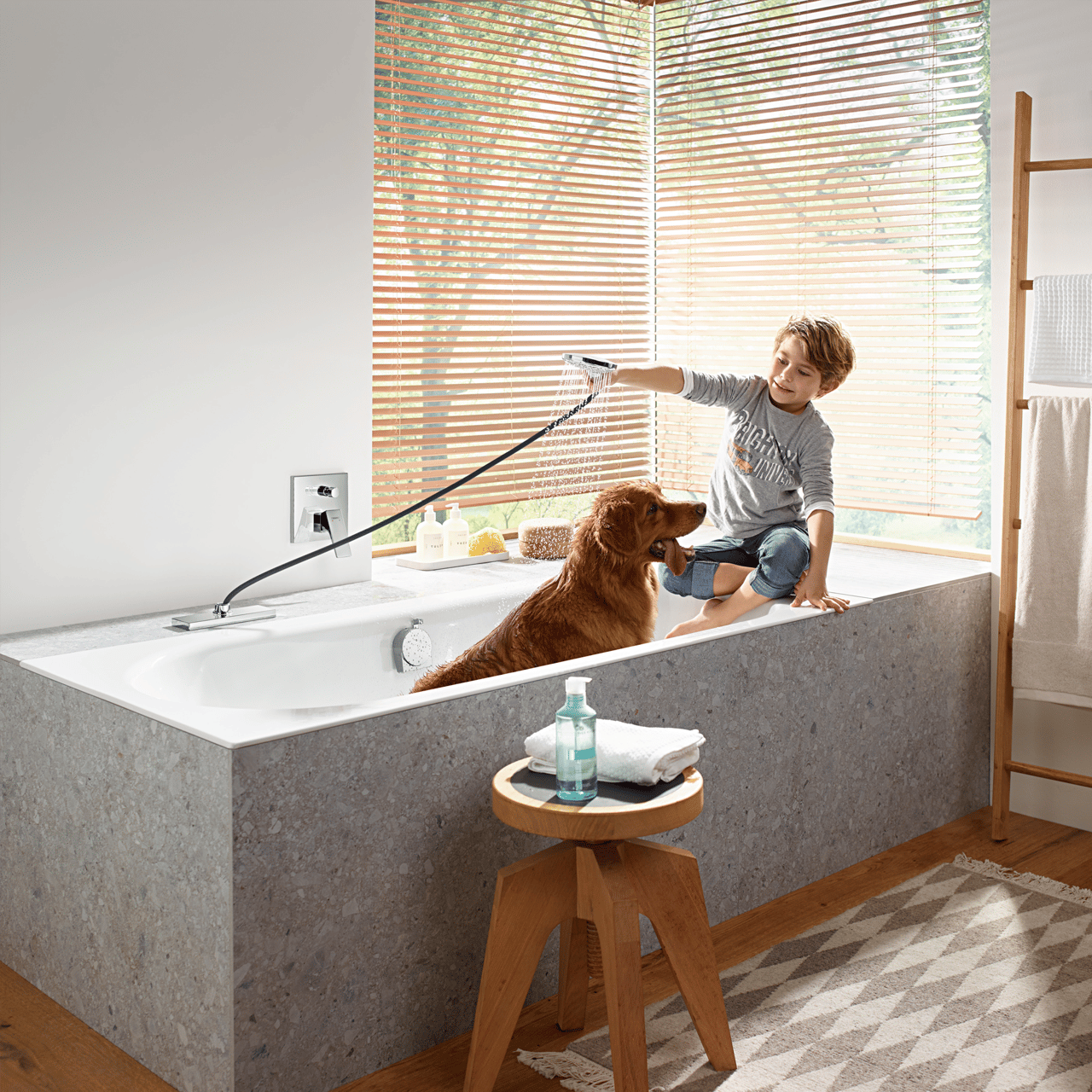 Hansgrohe Exafill garniture de remplissage, vidage et trop-plein baignoire Chrome brillant