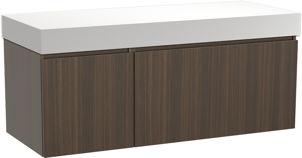 Balmani Sfera badkamermeubel met Dominus wastafelblad voor waskom(men)