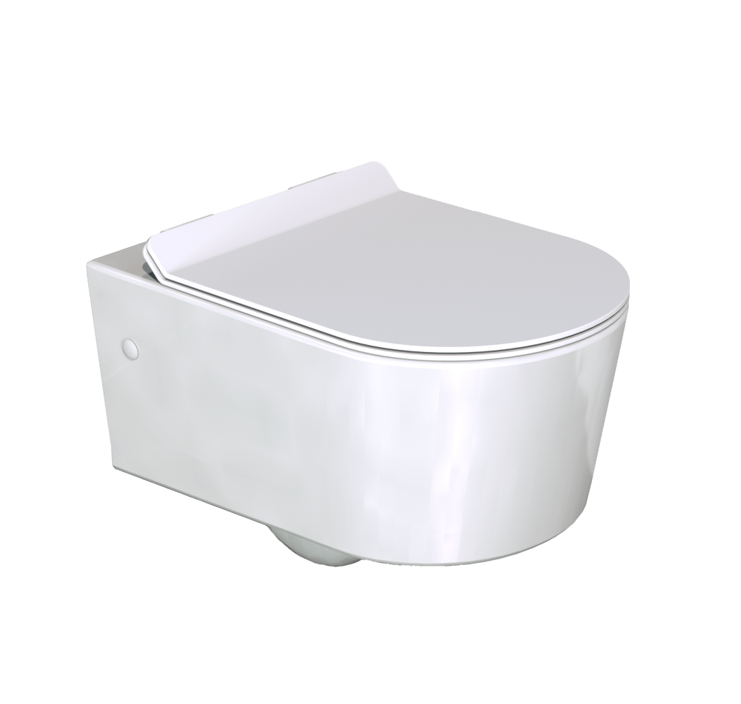 Luca Varess Arcado hangend toilet hoogglans wit randloos