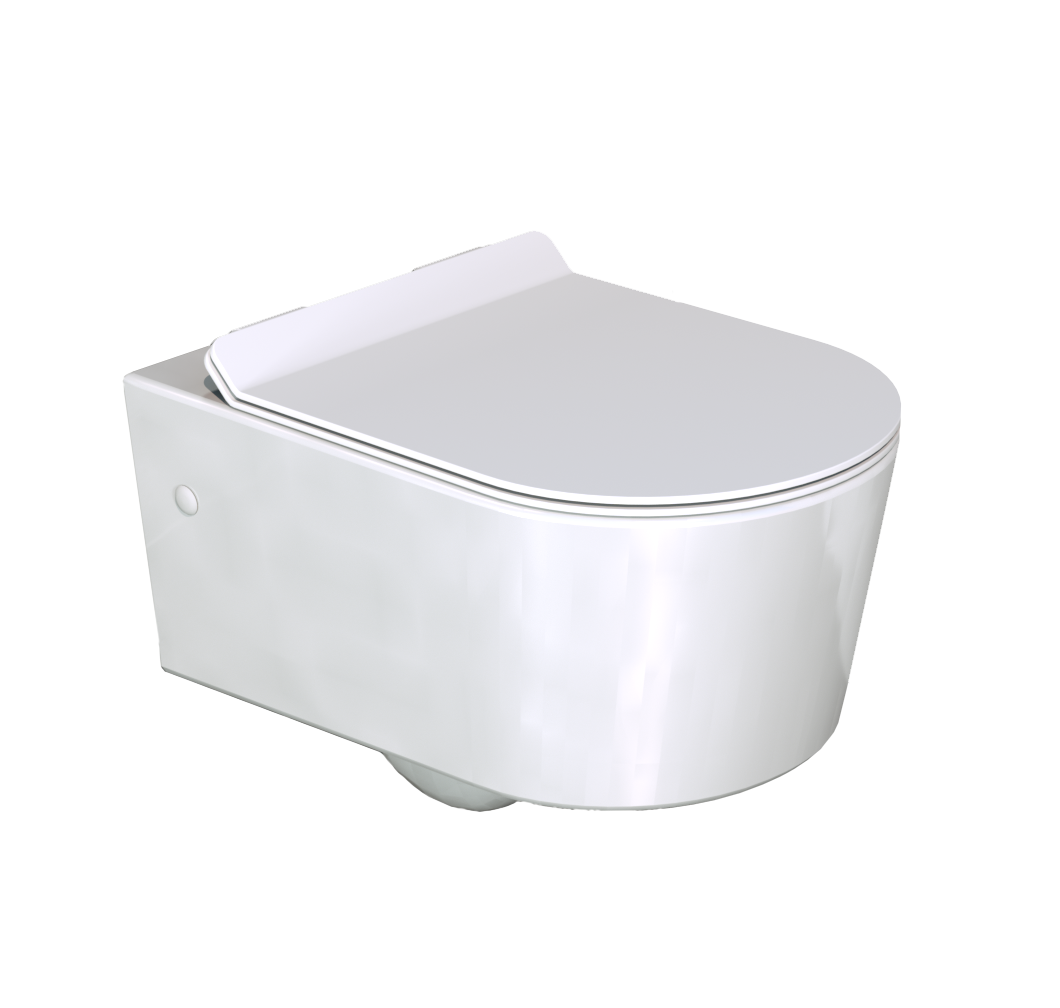 Luca Varess Arcado hangend toilet hoogglans wit randloos