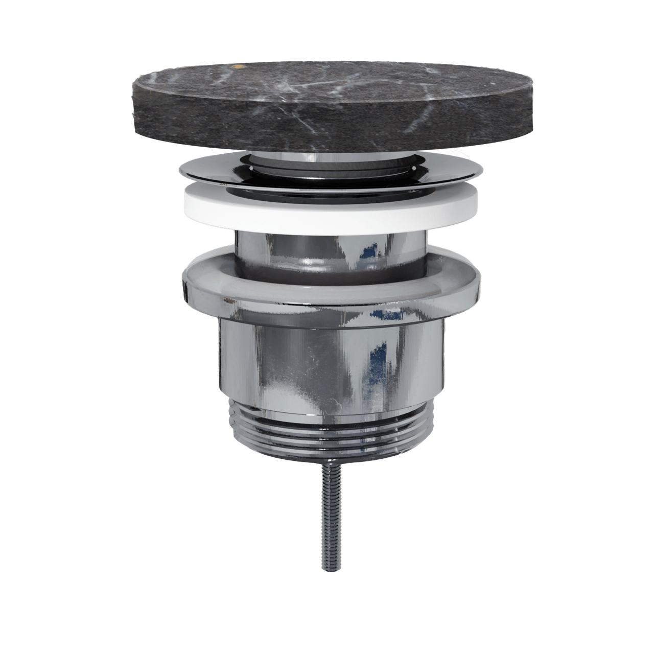 Balmani Click Flat Large afvoerplug afsluitbaar Pietra Grey