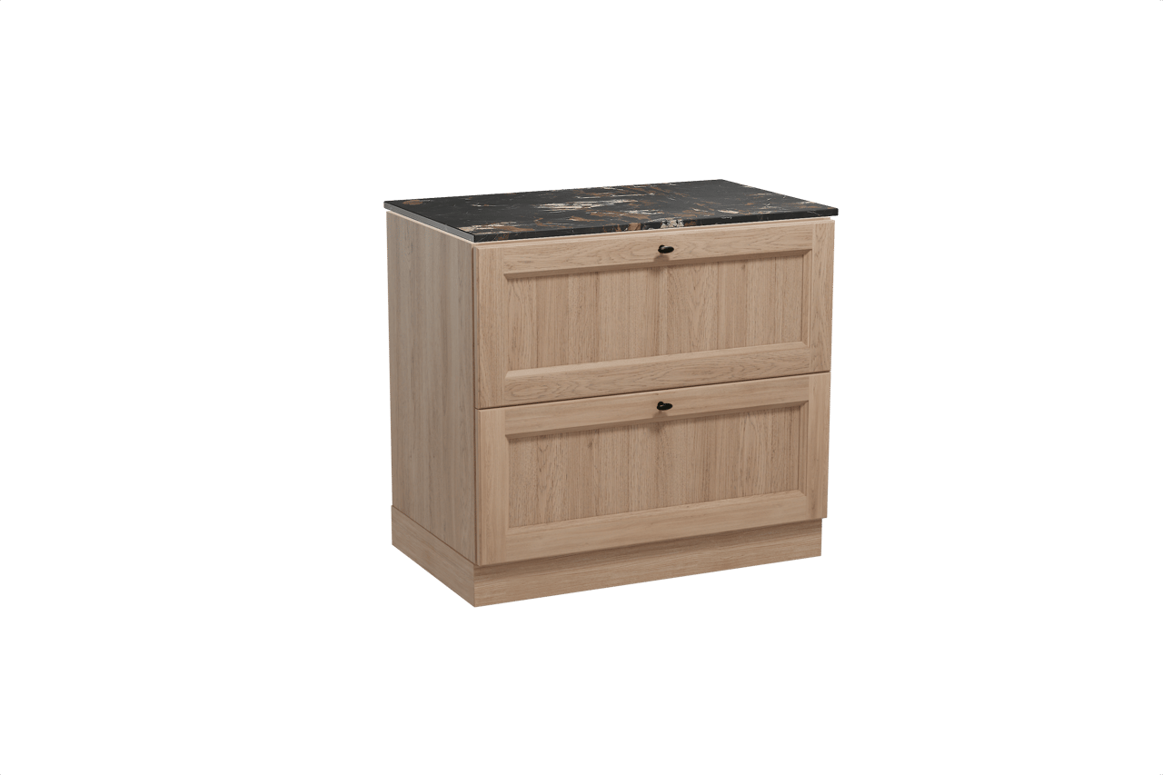 Balmani Lemon meuble salle de bains avec tablette pour vasques Stretto