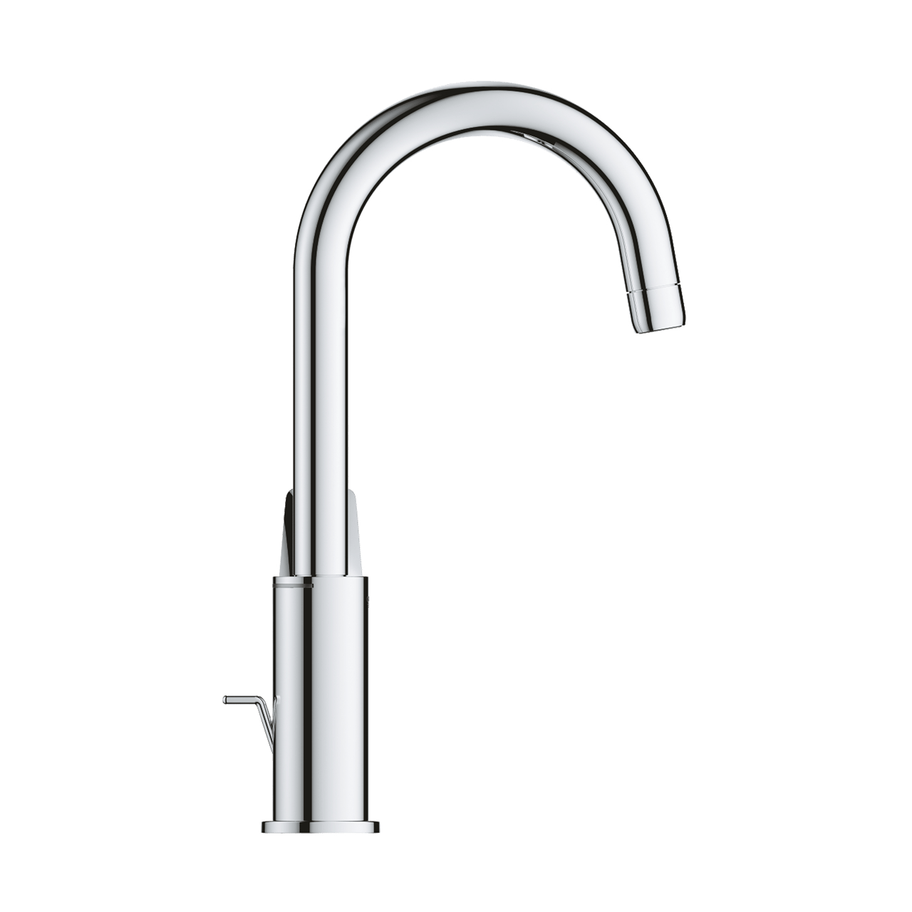 Grohe BauLoop Waschbecken Armatur: Erhöht, Chrom glänzend