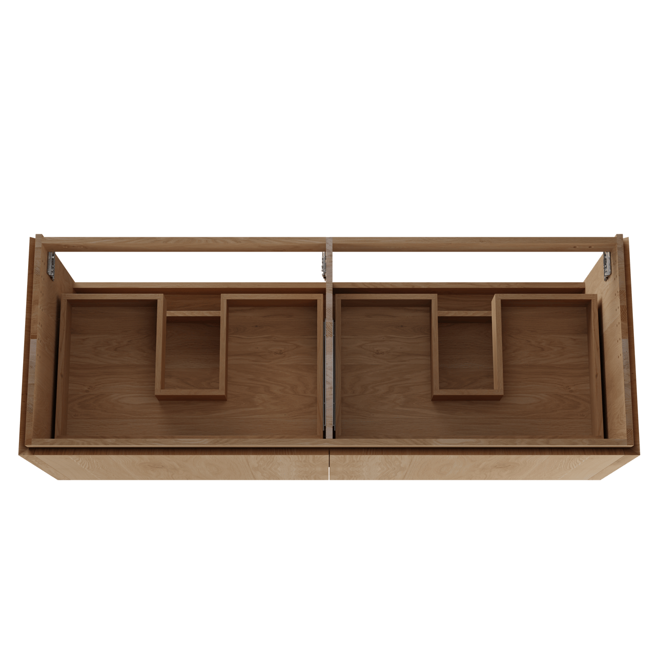 Balmani Eclips zwevende wastafelonderkast 150 x 55 cm natuur eiken 4 lades