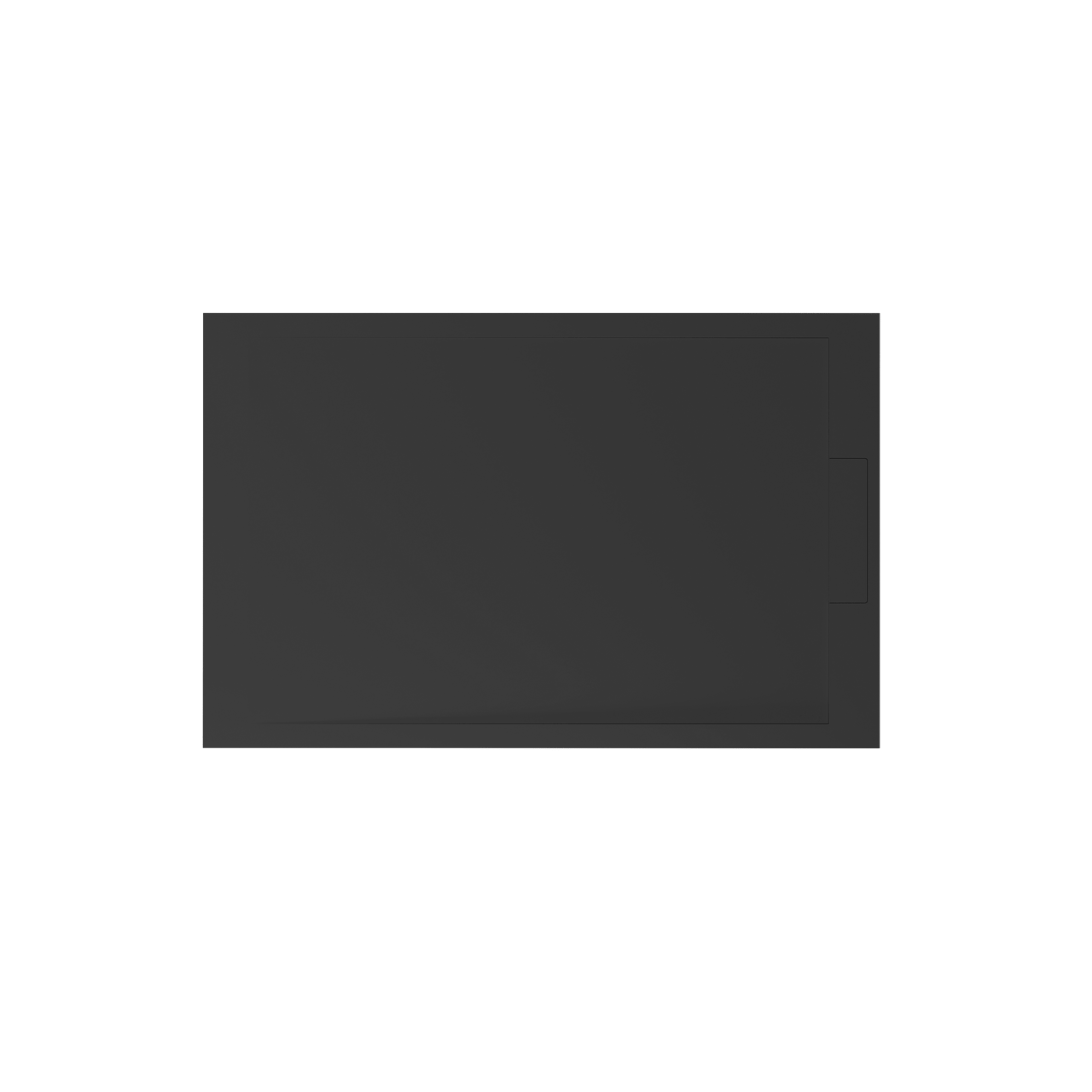 Balmani Andes receveur de douche 140 x 90 cm top solid Noir Mat