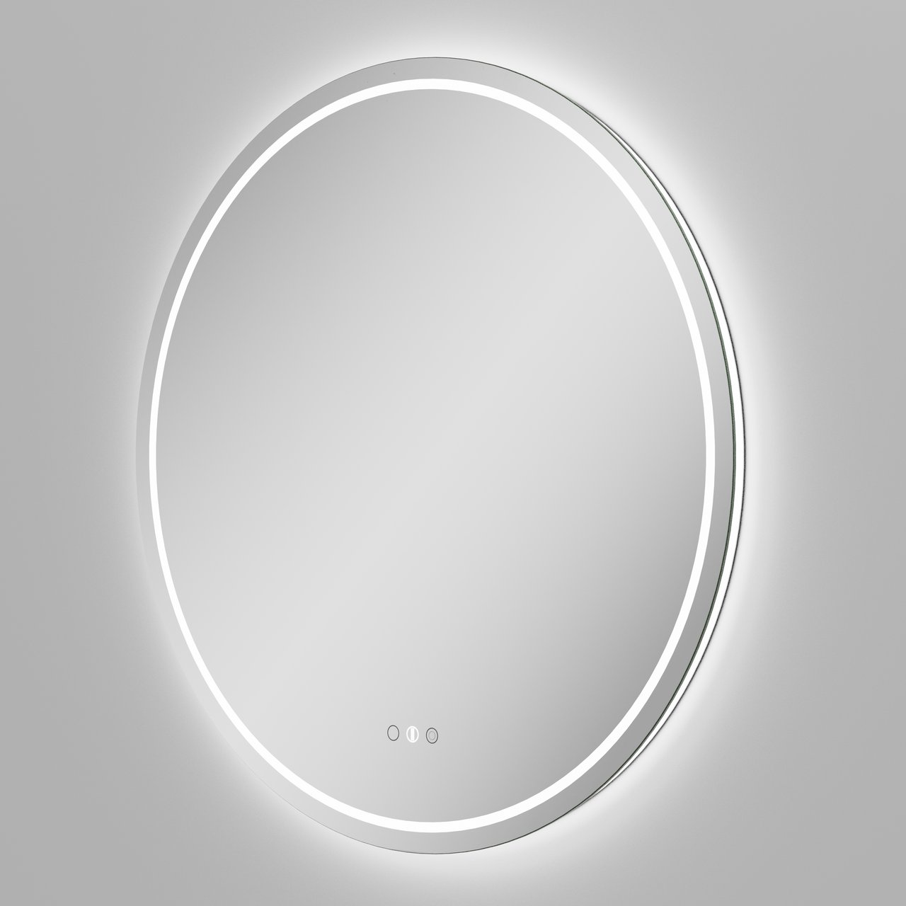 Balmani Ghost Touch miroir rond lumineux et anti-buée Ø 80 cm