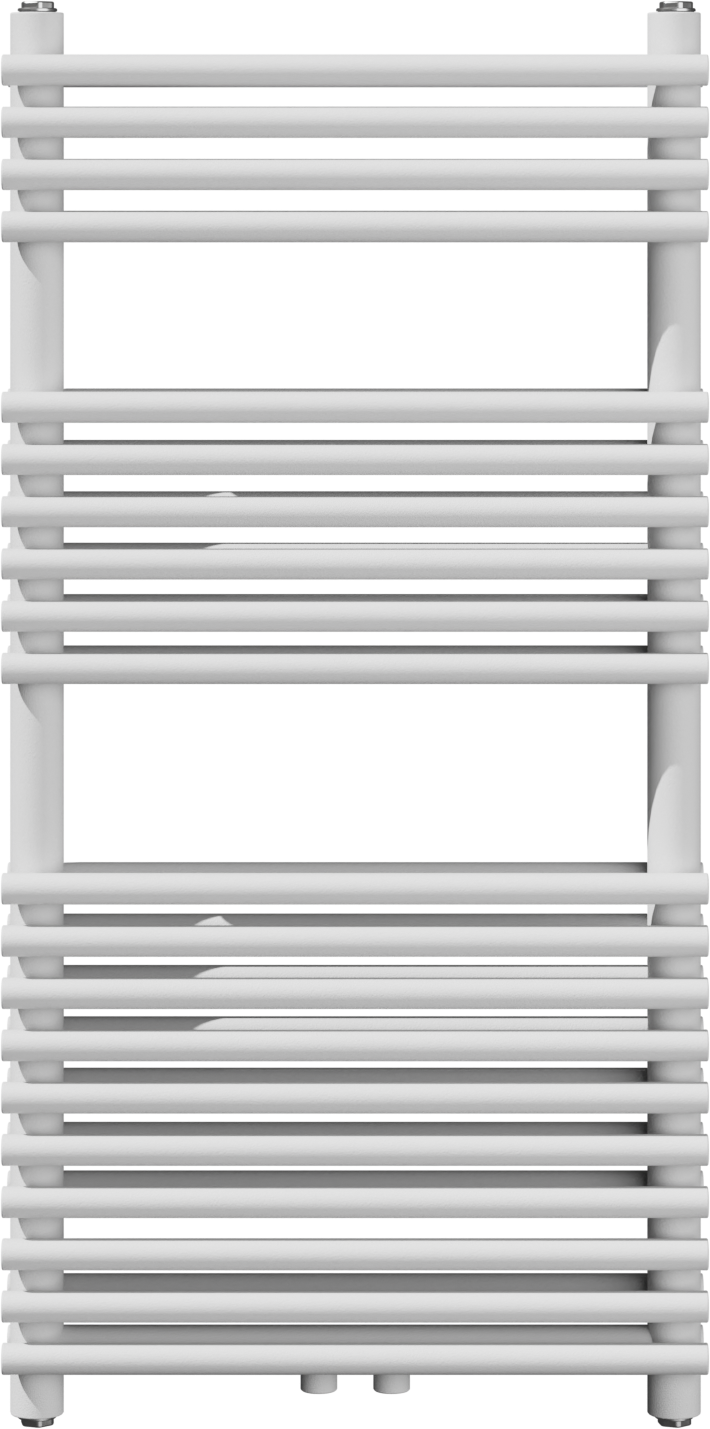 Vipera Alegria sèche-serviettes double 50 x 100 cm chauffage central blanc mat raccordements latéral et central possibles 929W