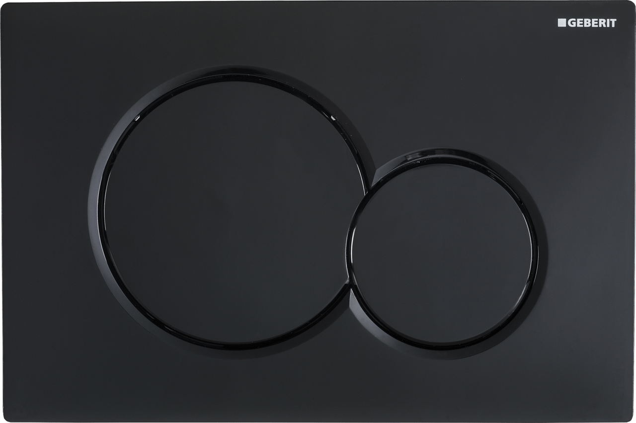 Sigma01 plaque de commande Noir Brillant pour UP320 ou UP720 bâti-support