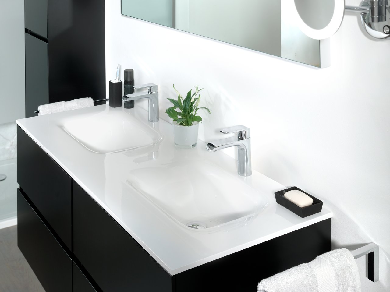 Blaufoss Eleganza wastafelkraan chroom