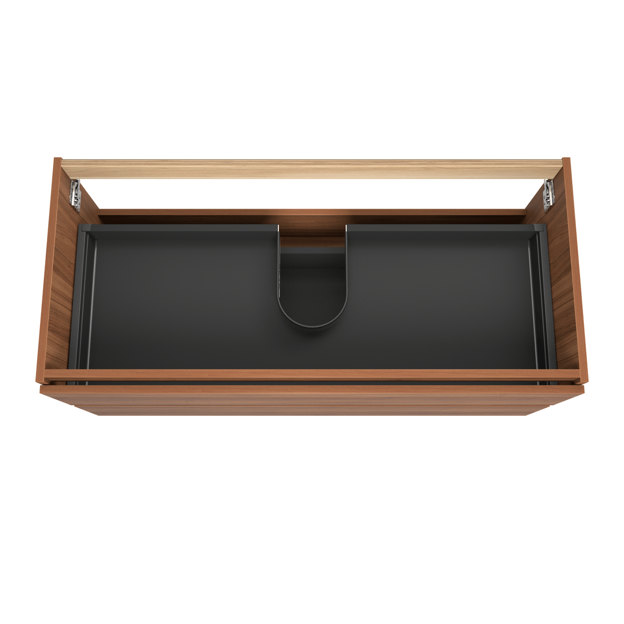 Balmani Lucida zwevende wastafelonderkast 120 x 55 cm notelaar 2 lades