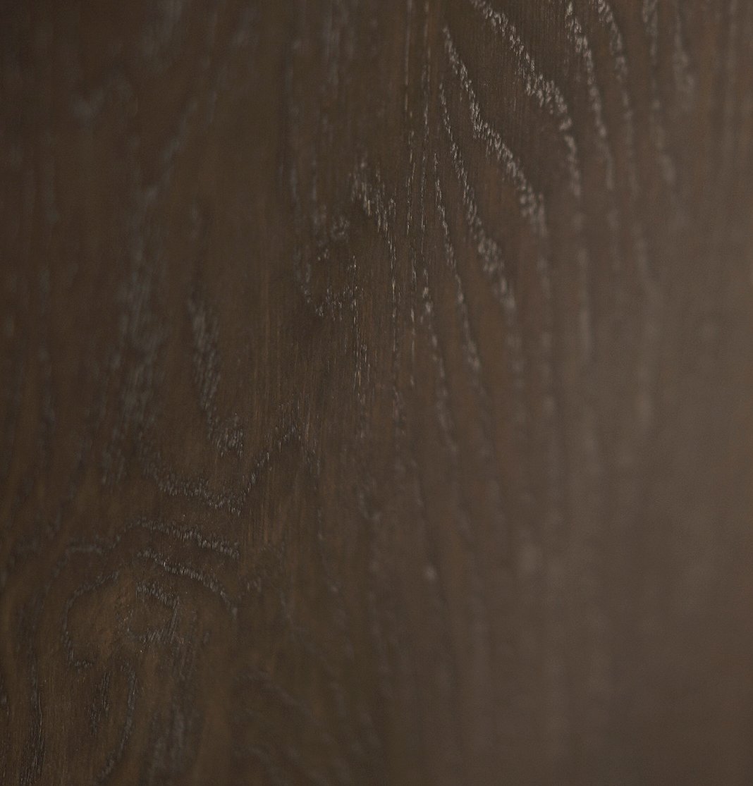 Balmani Forma zwevende wastafelonderkast 45 x 55 cm gerookte eik 2 lades vert. sym. groef