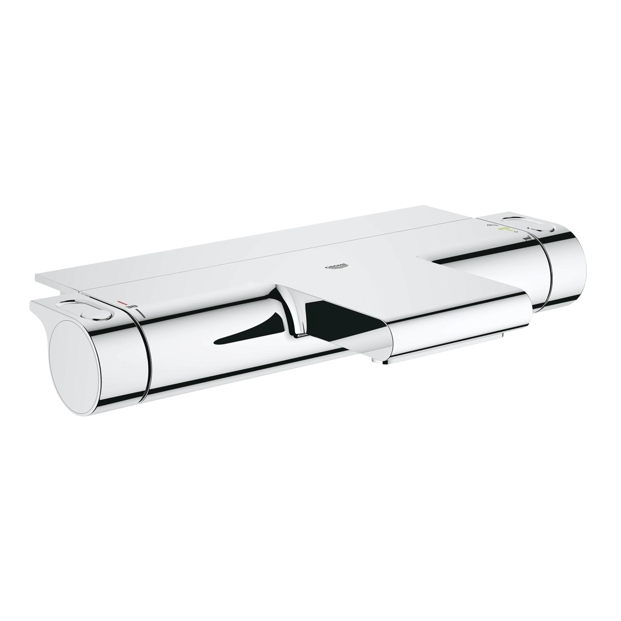 Grohe Grohtherm 2000 Thermostat-Badewannenarmatur: Chrom glänzend