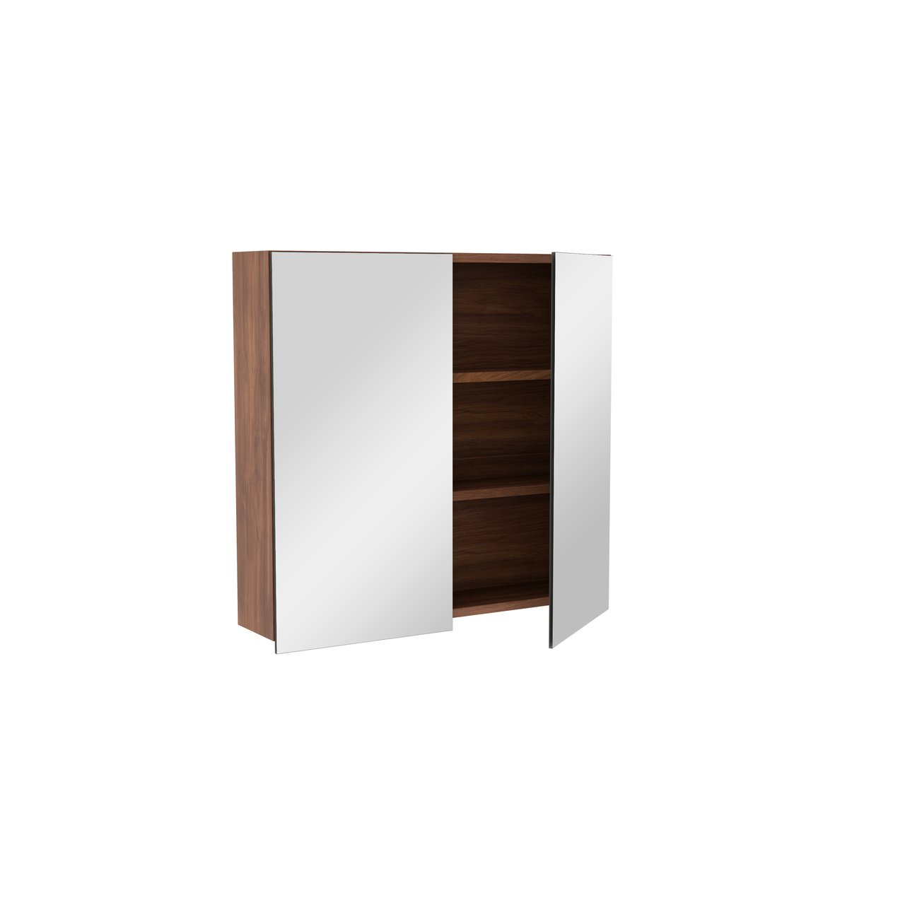 Balmani Lucida armoire de toilette 90 x 72 cm noyer