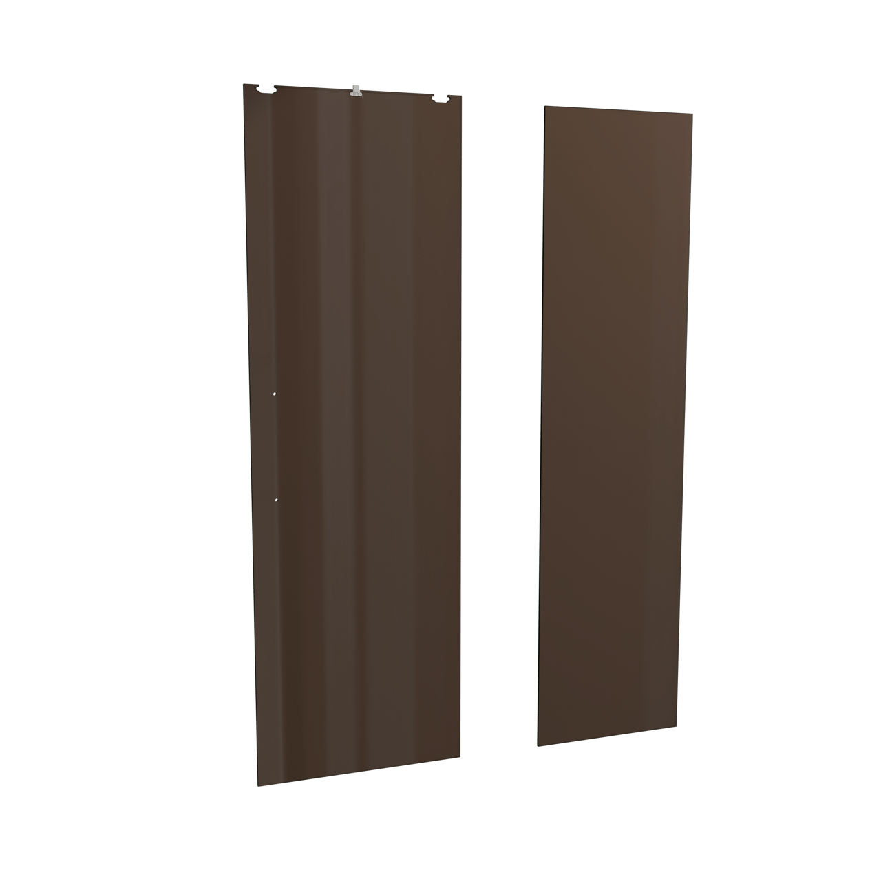 Balmani Senses Design douche schuifdeur omkeerbaar 120 cm x 210 cm Brons glas