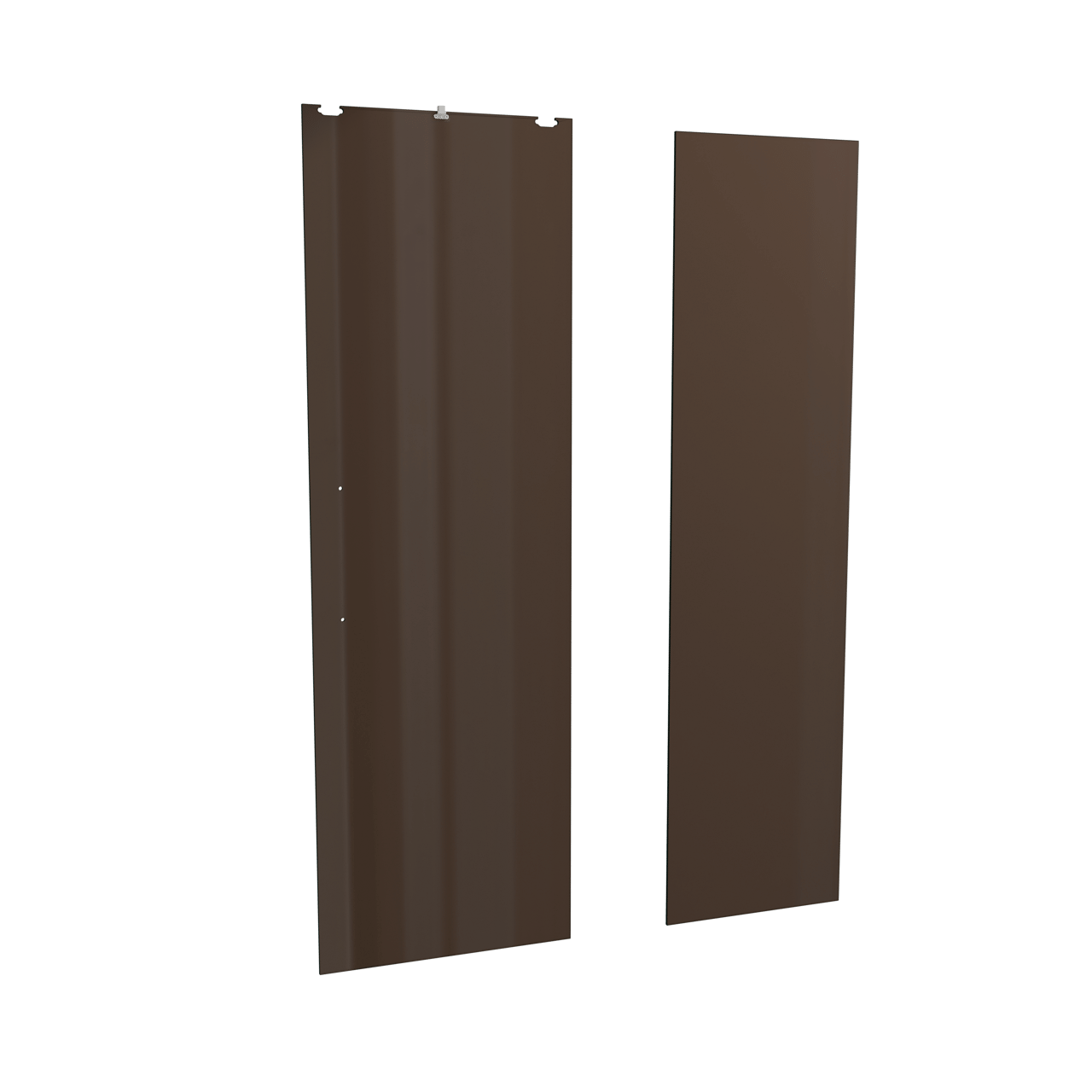 Balmani Senses Design douche schuifdeur omkeerbaar 120 cm x 210 cm Brons glas