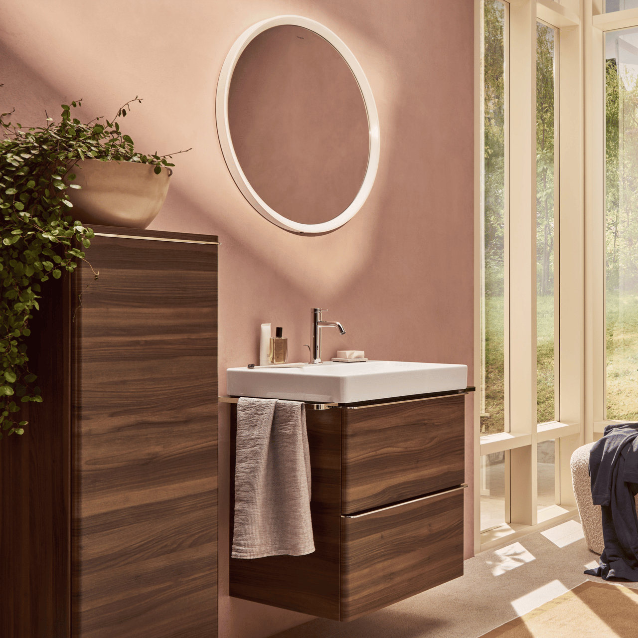 Hansgrohe Tecturis 110 Coolstart Waschbecken Armatur: Chrom glänzend