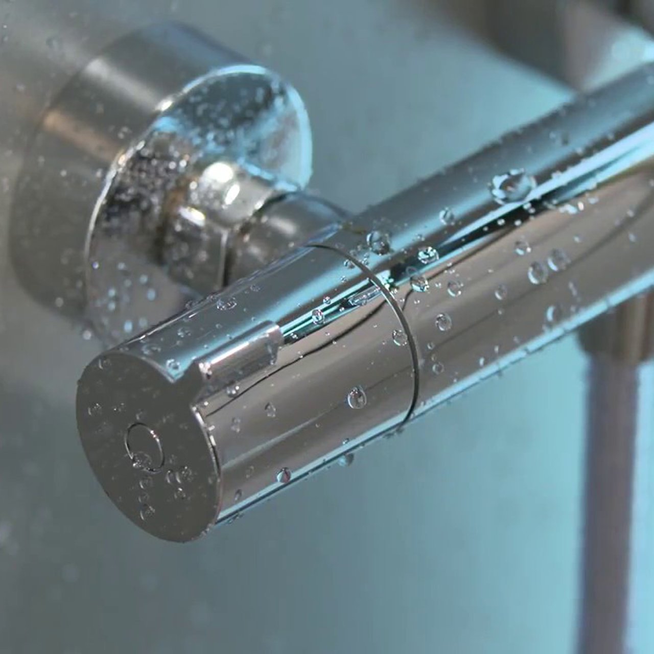 Hansgrohe Ecostat 1001 CL Thermostat-Duscharmatur: Chrom Glänzend