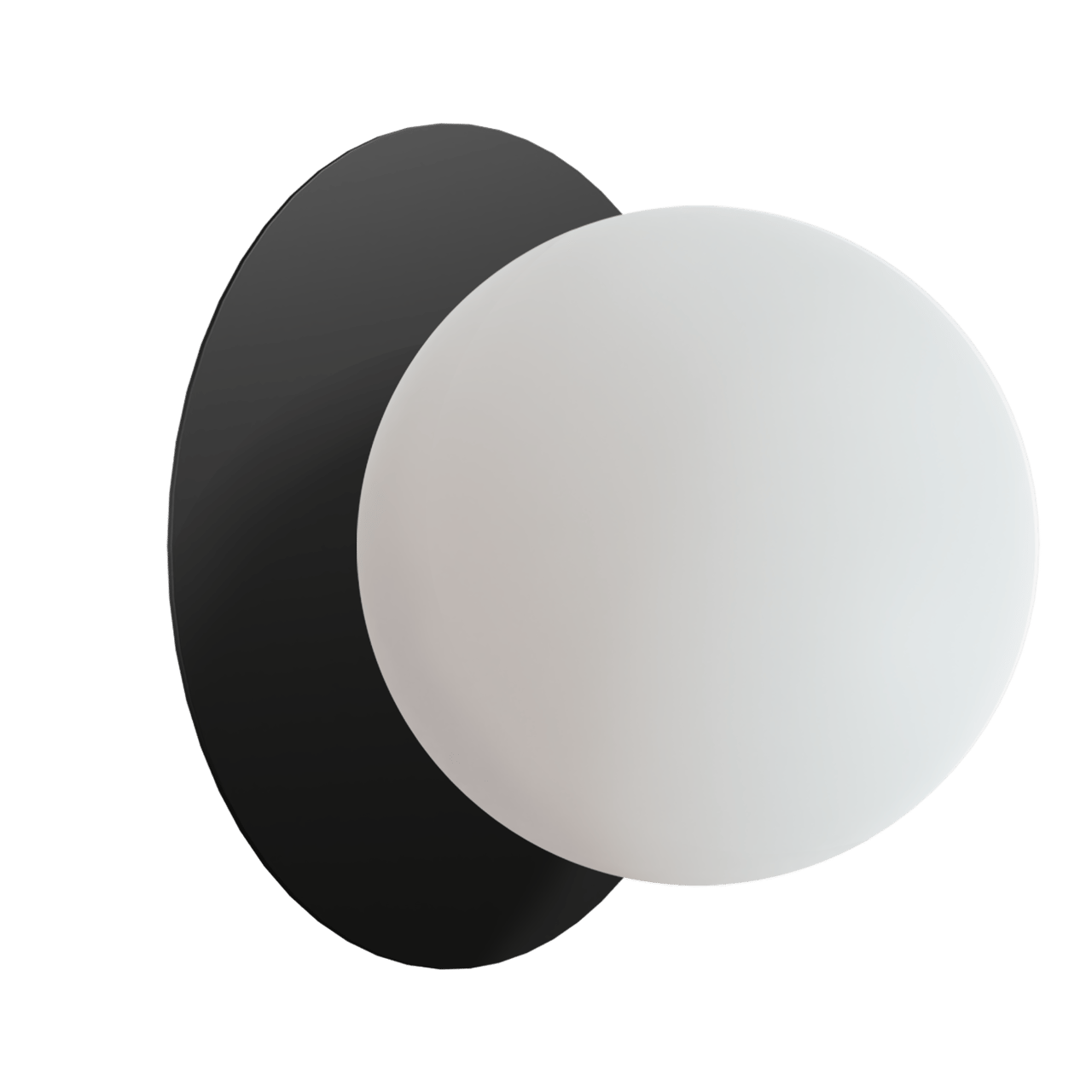 Balmani Pelota Disc medium LED Verlichting 16 cm zwart