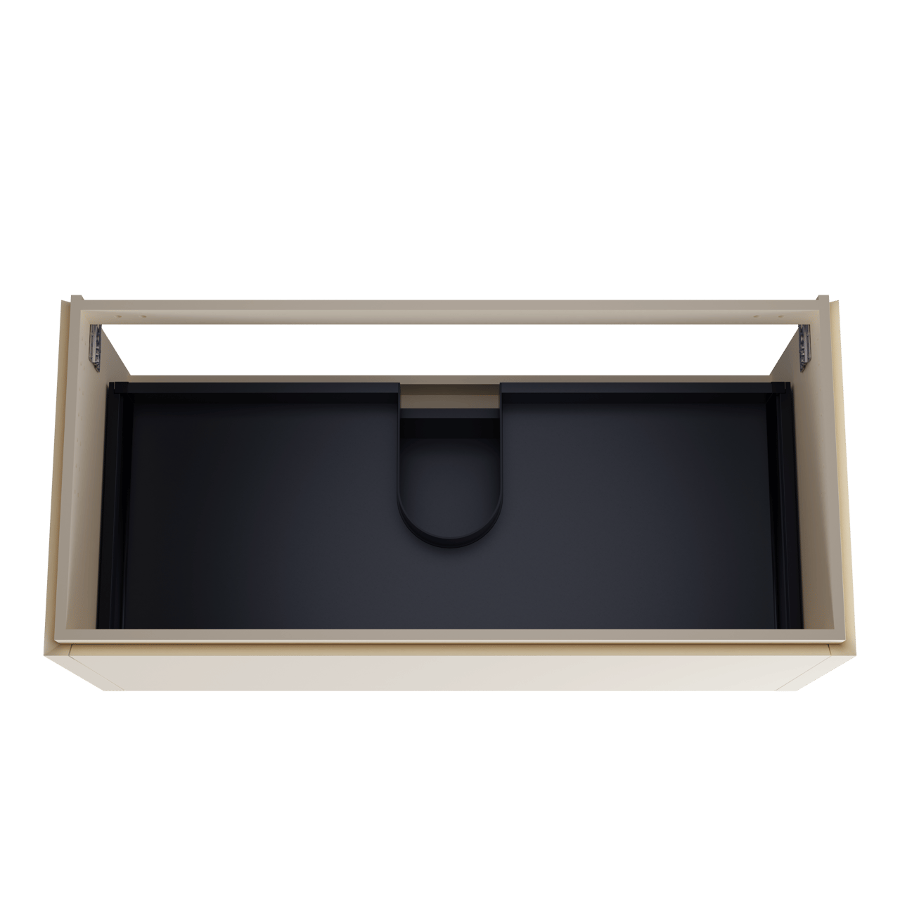 Balmani Eclips hängendes möbelstück Waschtischunterschränke 120 x 55 cm Sandbeige 2 Schubladen