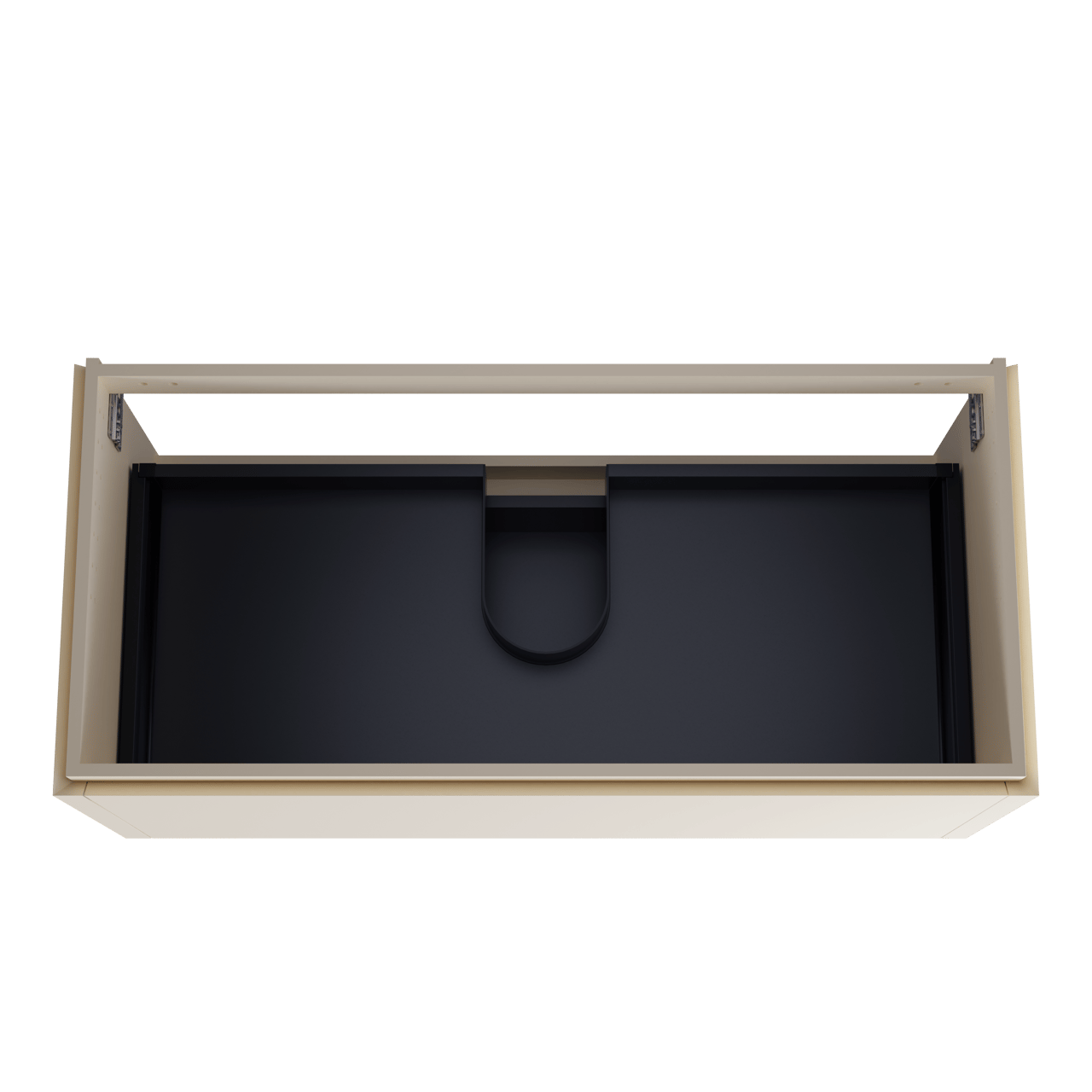 Balmani Eclips hängendes möbelstück Waschtischunterschränke 120 x 55 cm Sandbeige 2 Schubladen