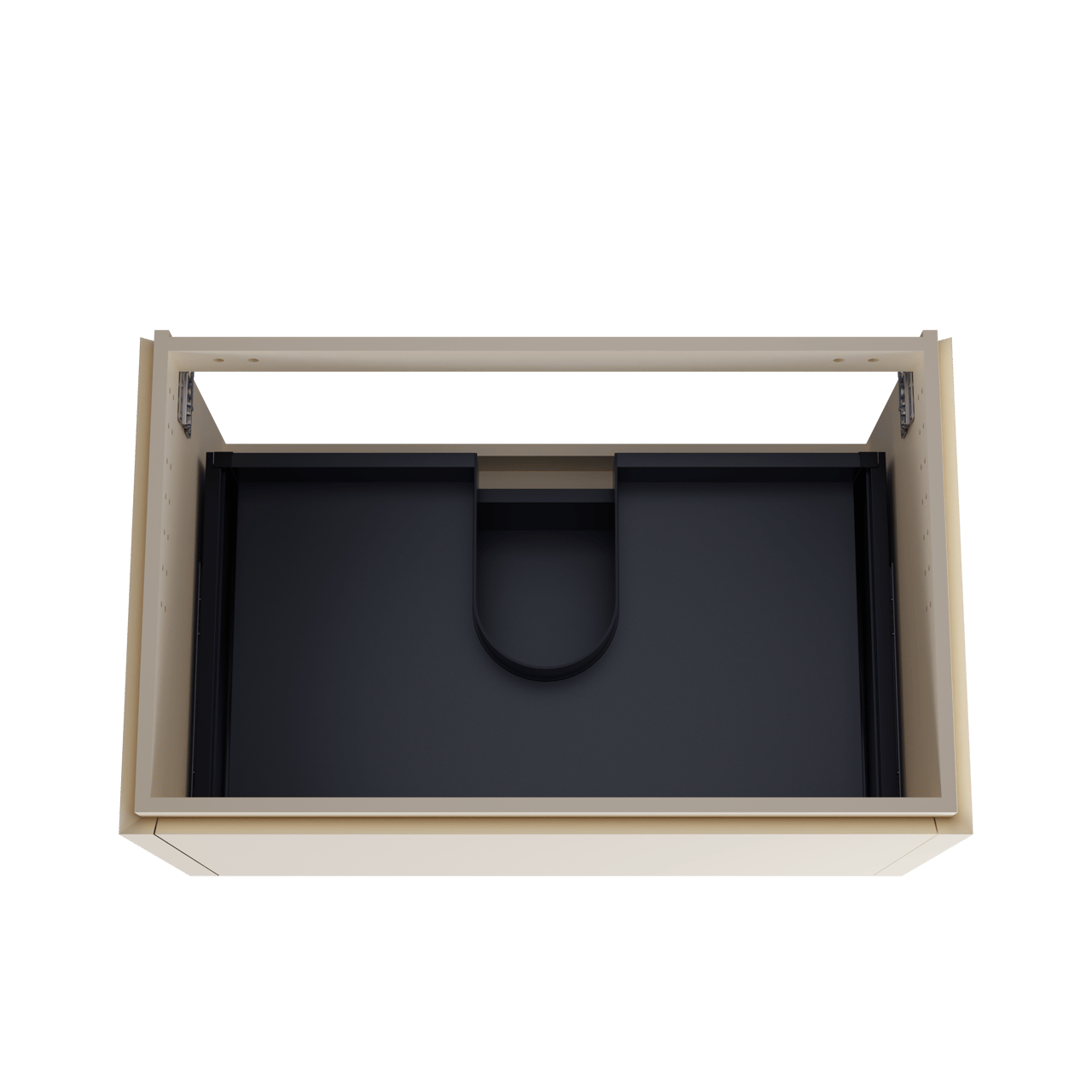 Balmani Eclips meuble sous-lavabo suspendu 90 x 55 cm Sandbeige 2 tiroirs