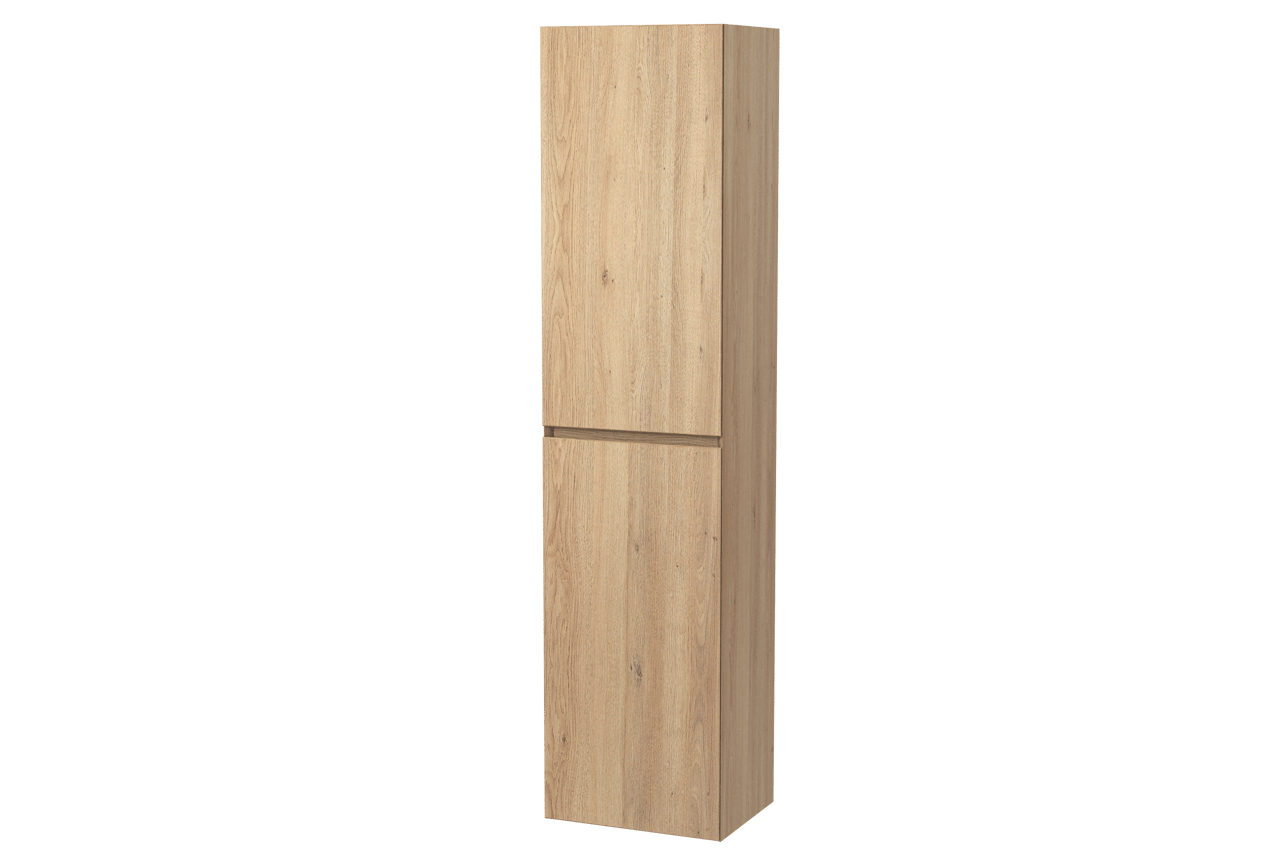 Balmani Mitra zwevende badkamerkast natuur eik 45 x 35 x 169 cm