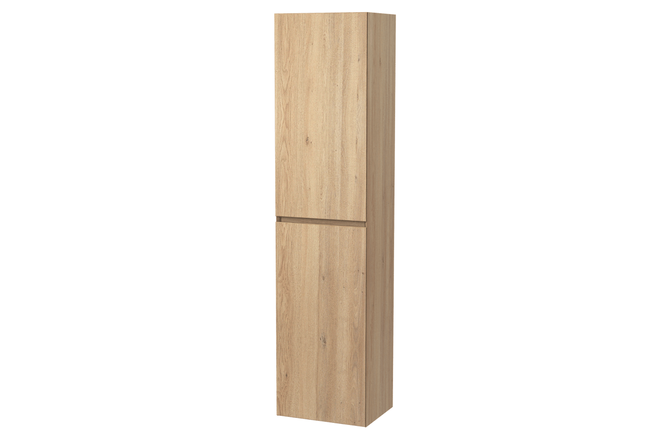 Balmani Mitra zwevende badkamerkast natuur eik 45 x 35 x 169 cm