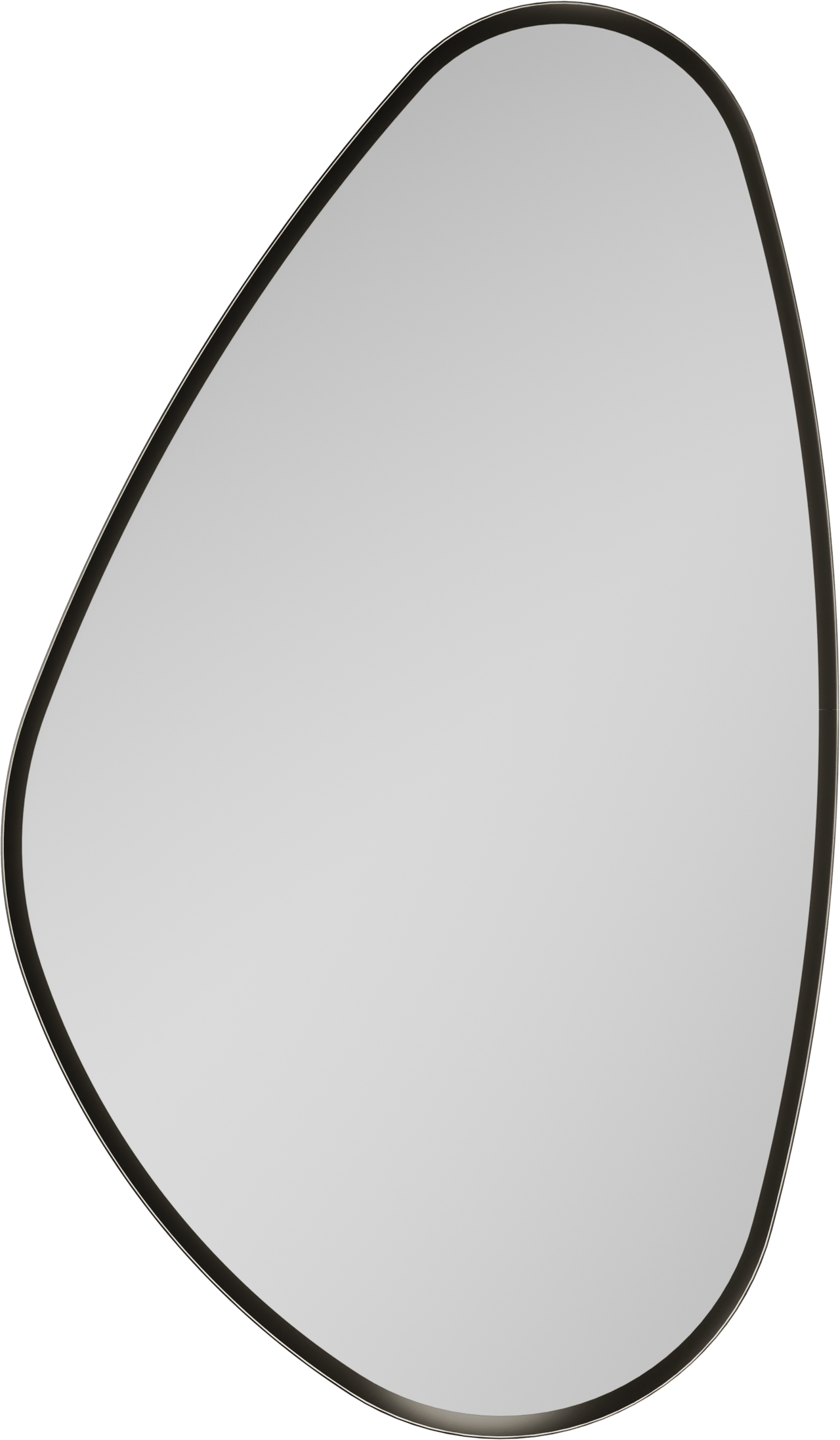 Balmani Auro organische toiletspiegel Brushed GunMetal 35 x 60 cm