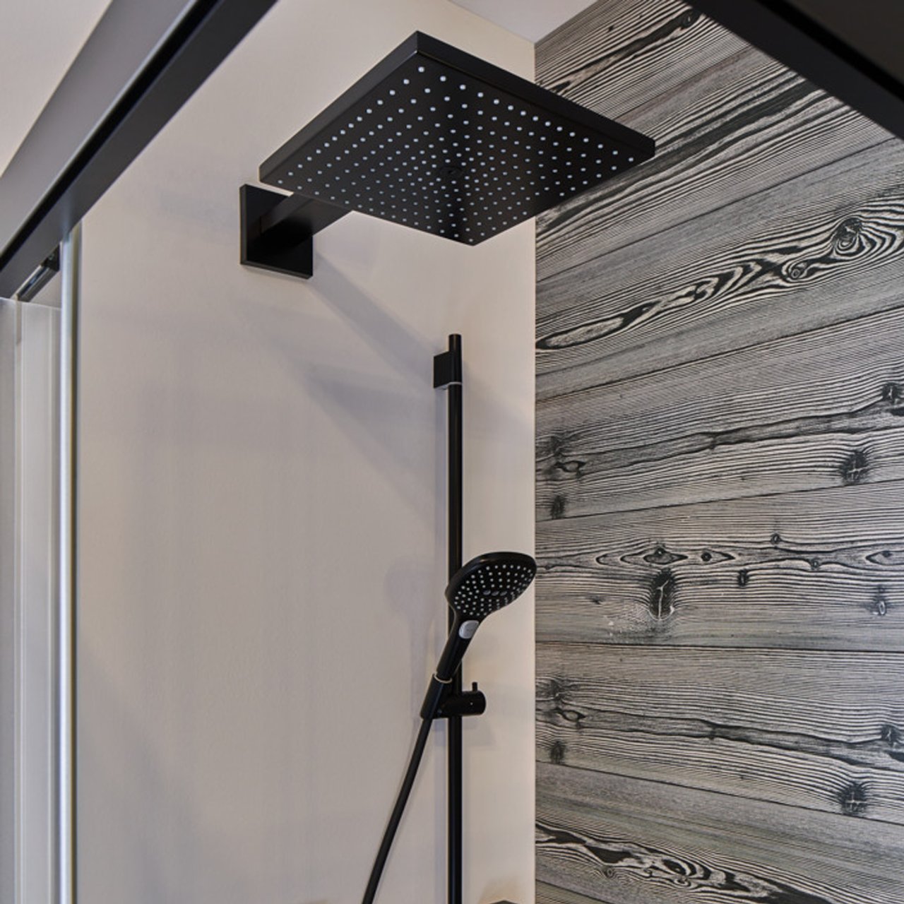 Hansgrohe Raindance Select E 120 Handbrause: 3jet, Schwarz Matt