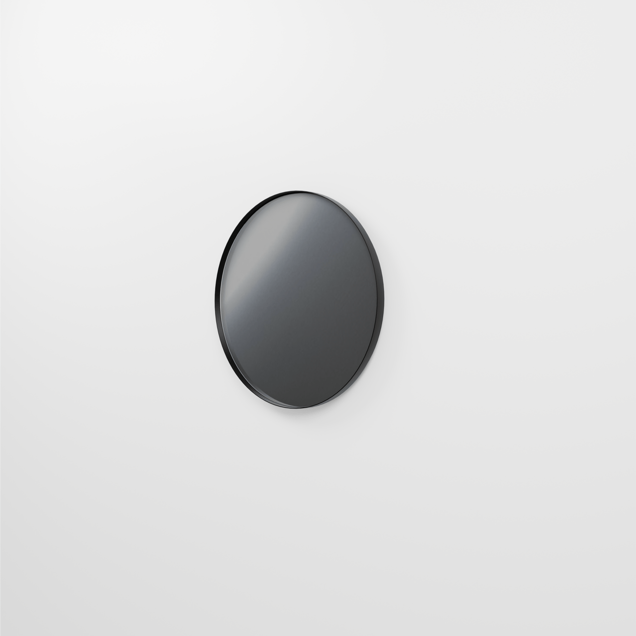 Balmani Giro Round rond badkamerspiegel mat zwart Ø 75 cm