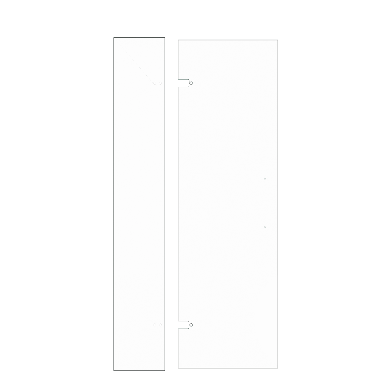 Balmani Senses Design paroi en verre pour porte de douche pivotante