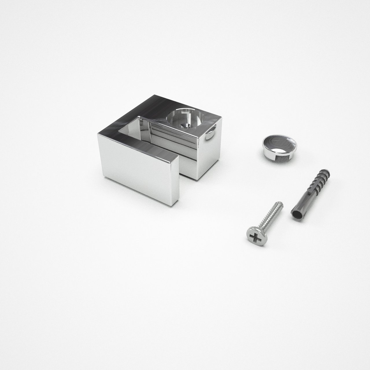 Balmani Modular inloopdouche 130 x 200 cm helder glas glanzend chroom profiel