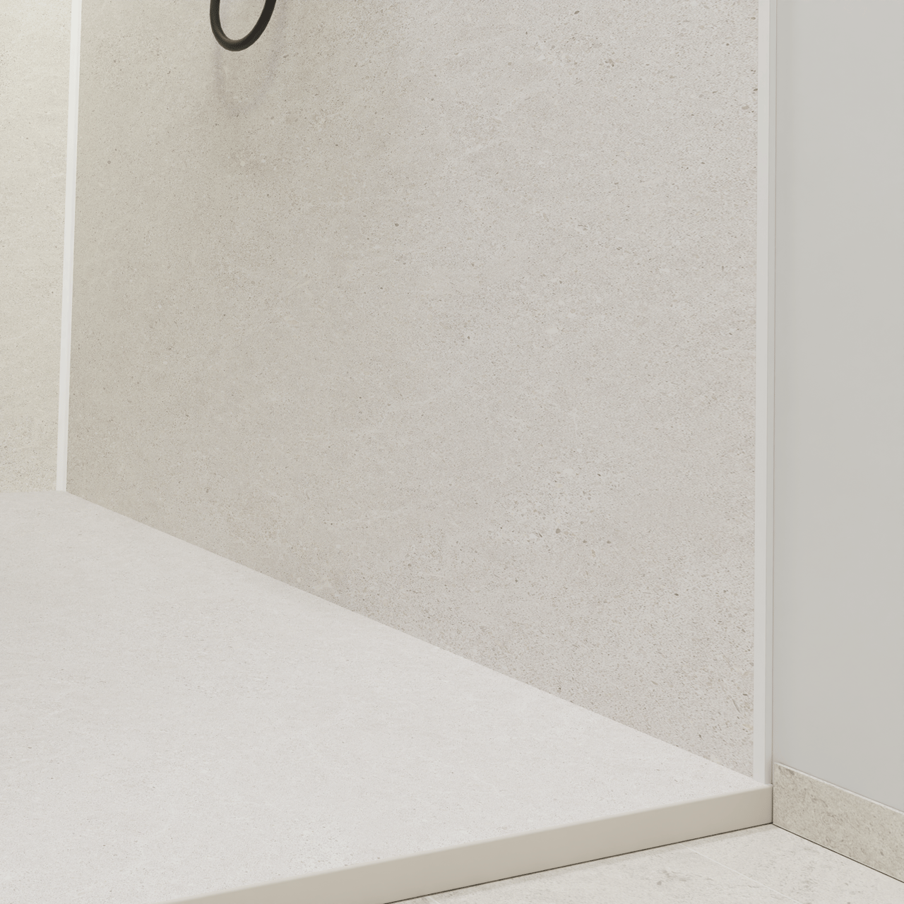 Luca Varess Suite Duschwanne 120 x 90 cm Marmorkomposit Dizzy Light