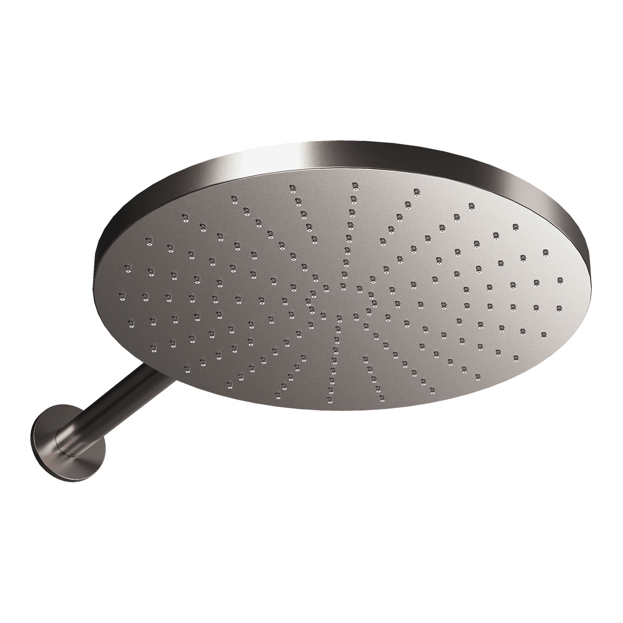 Blaufoss Nola 300 Tête de douche rond 30 cm avec support mural Brushed Coolmetal