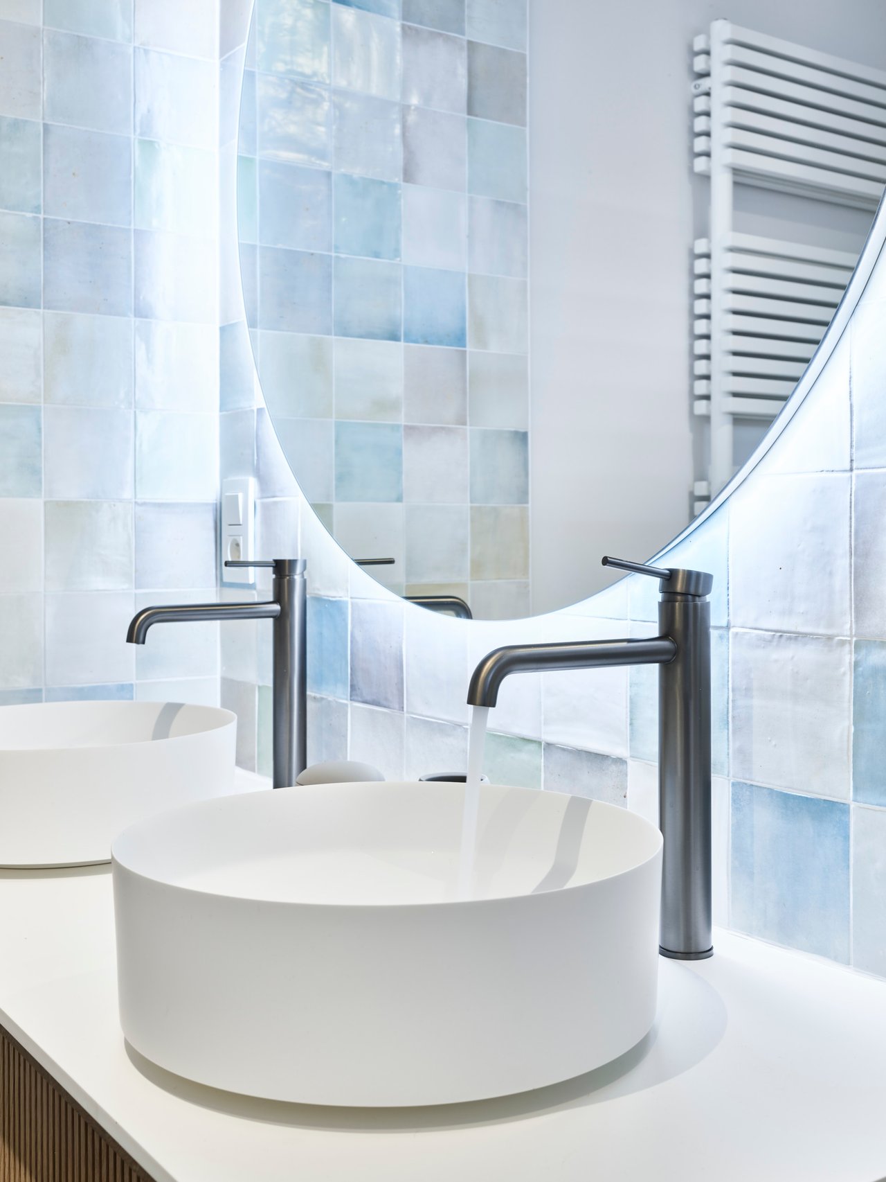 Balmani Fato waskom matte Solid Surface rond Ø 37,5 cm