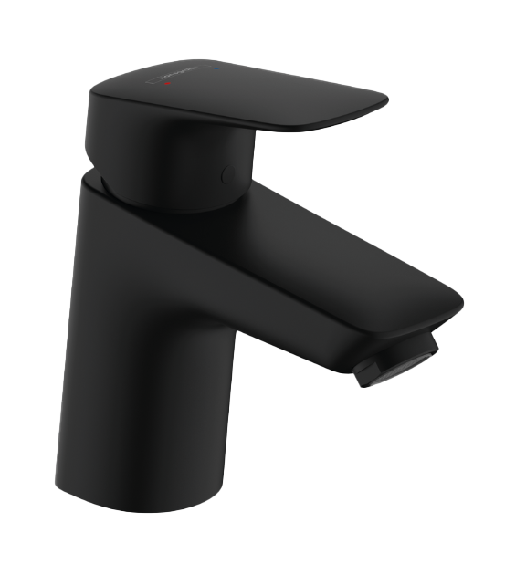 Hansgrohe Logis 70 Niedrige Waschtischarmatur Schwarz Matt