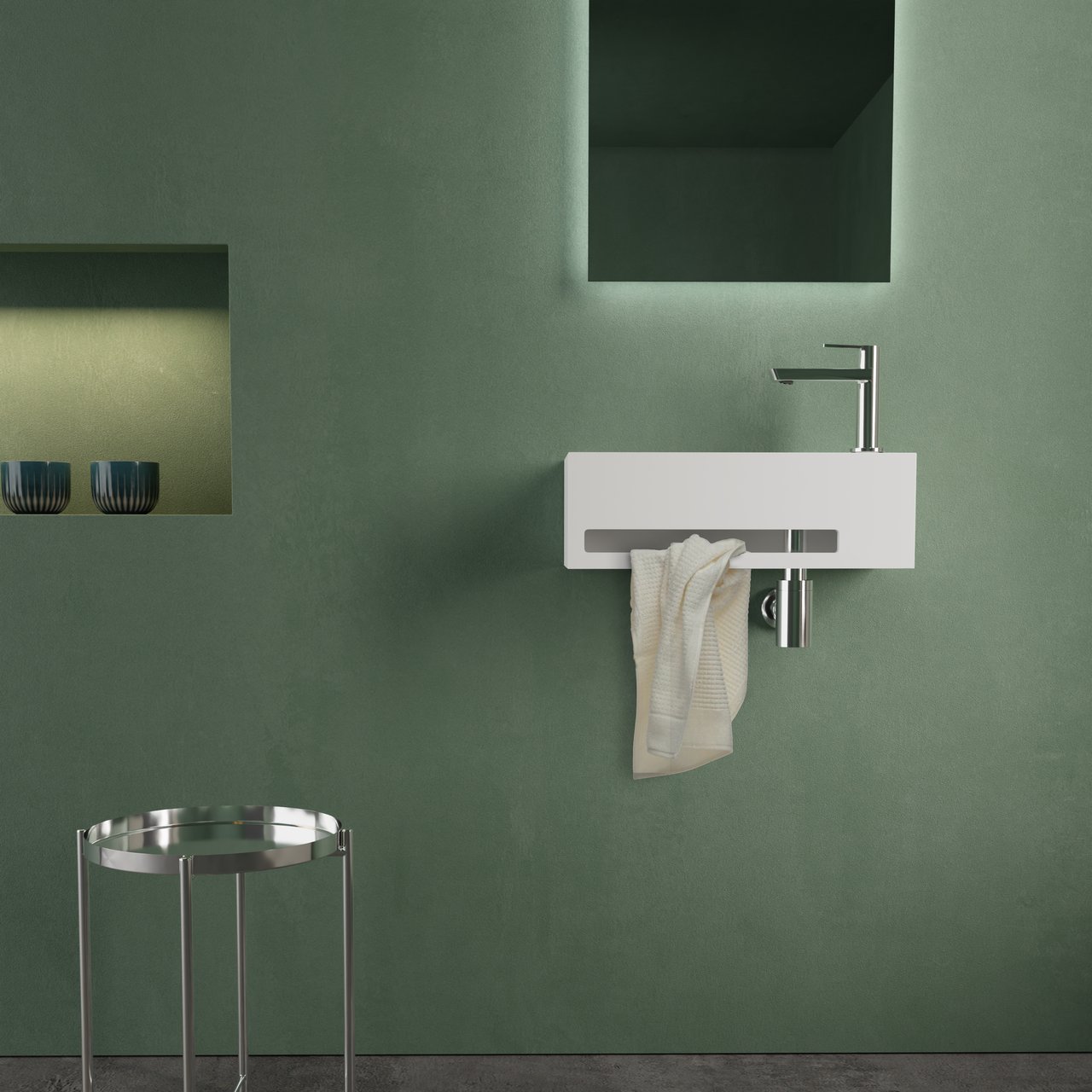 Blaufoss Veyra koudwaterkraan Glanzend Chroom