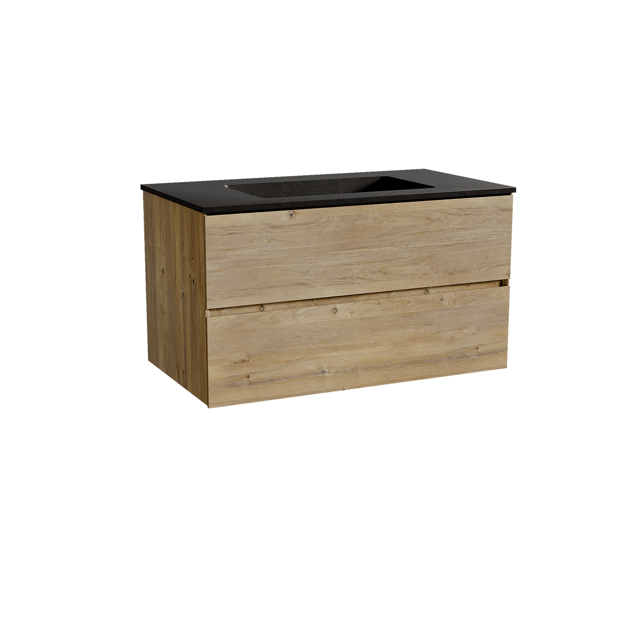 Storke Edge meuble salle de bains avec plan vasque Scuro