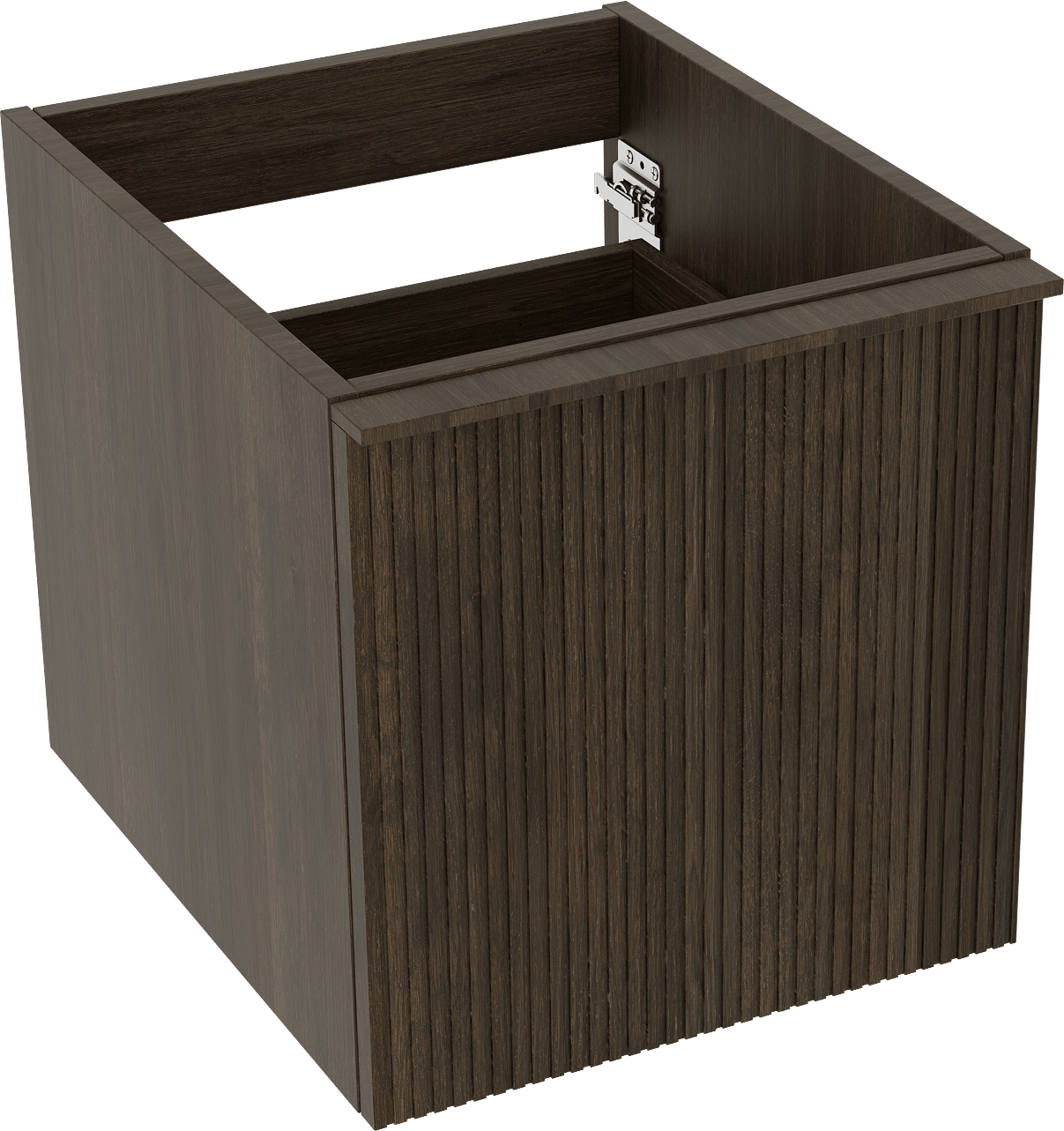 Balmani Forma meuble sous-lavabo suspendu 45 x 55 cm chêne fumé 2 tiroirs
