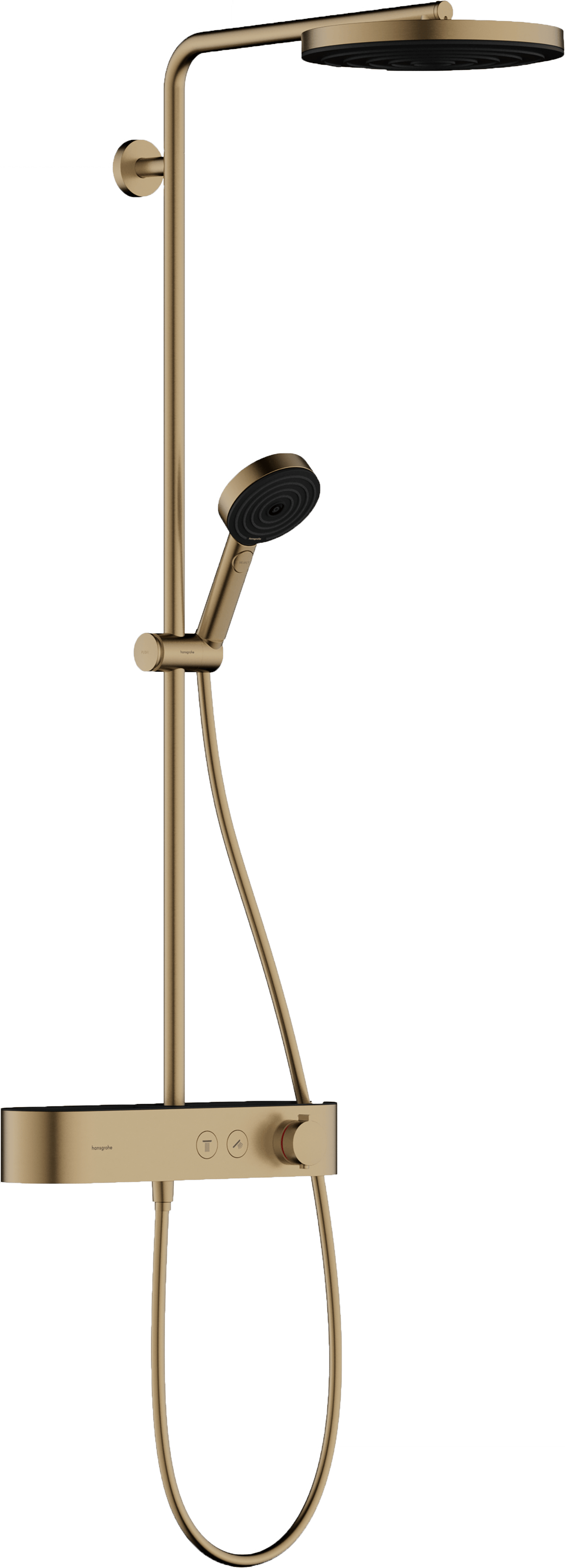 Hansgrohe Pulsify S260 colonne de douche de pluie robinet thermostatique Brushed Bronze