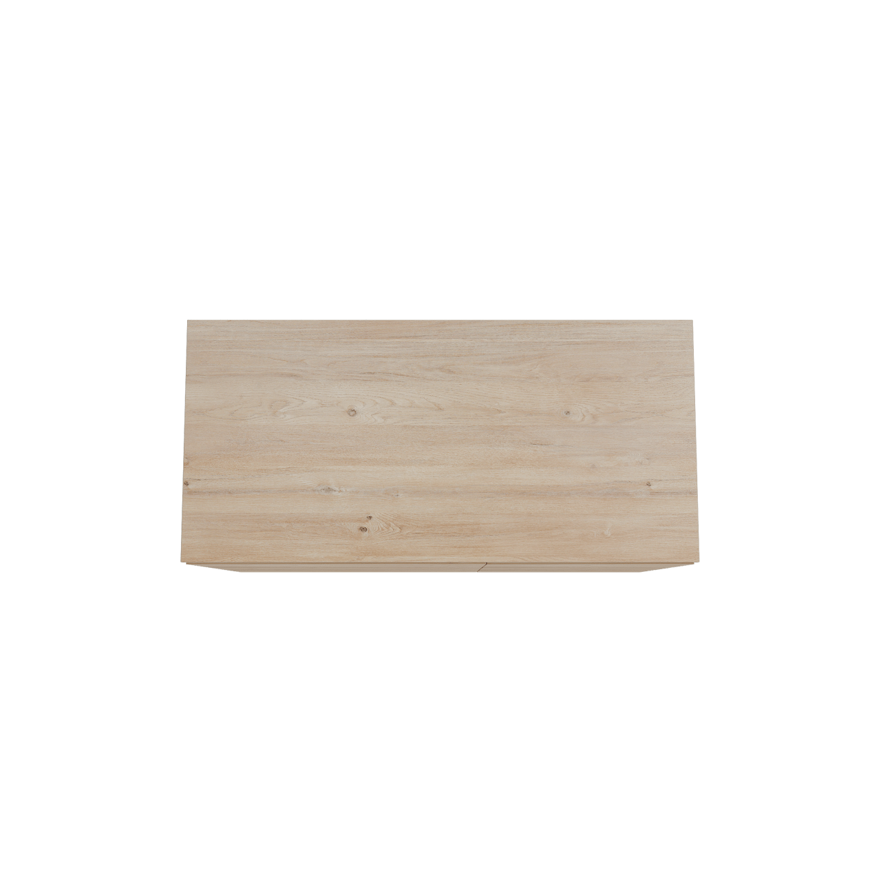 Storke Edge meuble salle de bains à poser 110 x 52 cm chêne brut avec Panton tablette simple en mélaminé chêne brut