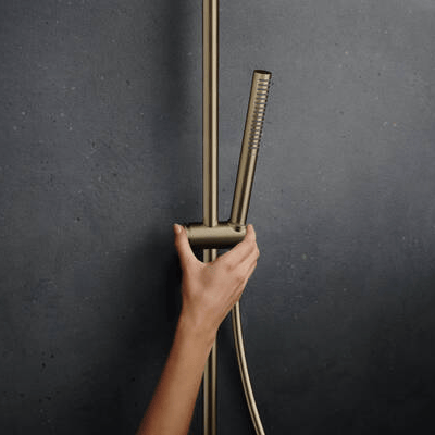 Hansgrohe Pulsify S260 Puro thermostatische kraan regendoucheset brushed bronze