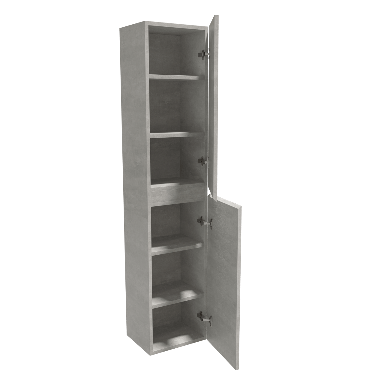 Storke Delta colonne salle de bains suspendue béton gris foncé 35 x 30 x 165 cm