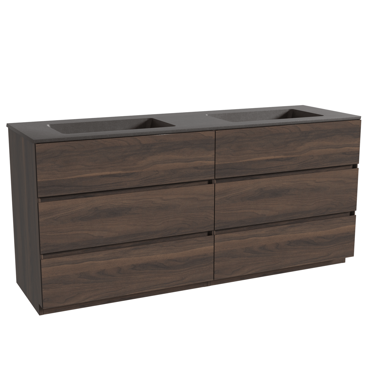 Storke Edge Badmöbel Set mit Scuro Waschtisch