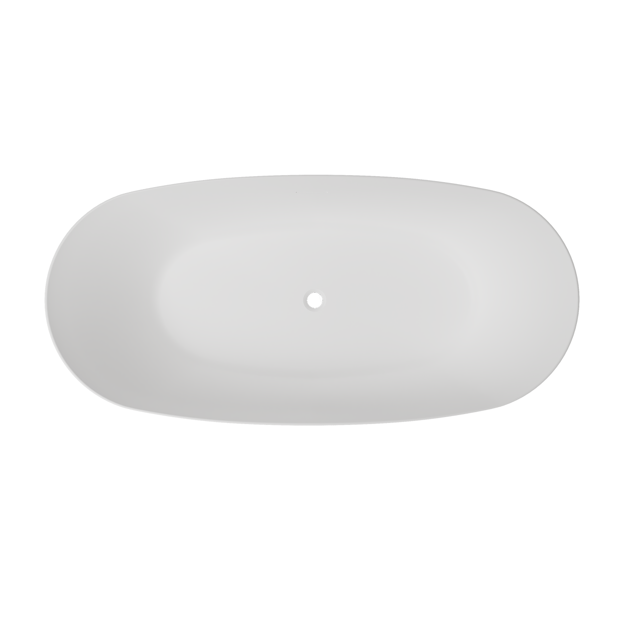 Luca Varess Sutilo baignoire îlot 160x75cm acrylique blanc mat