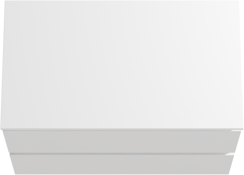 Linie Lado meuble salle de bains suspendu 80 x 46 cm blanc mat avec Lado tablette simple en marbre composite blanc mat