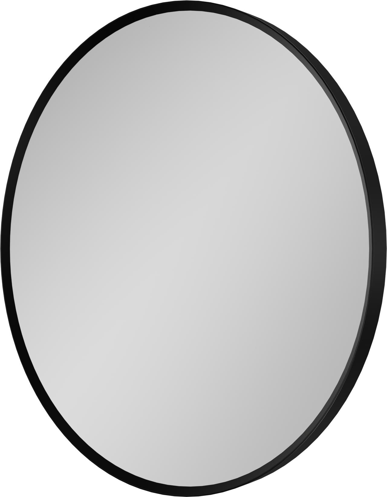 Balmani Auro ronde toiletspiegel zwart Ø 45 cm