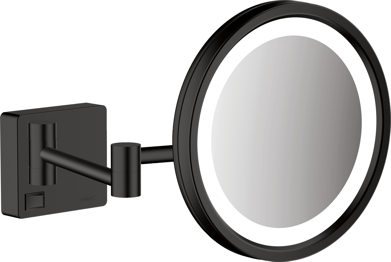 Hansgrohe AddStoris Vergrootspiegel mat zwart
